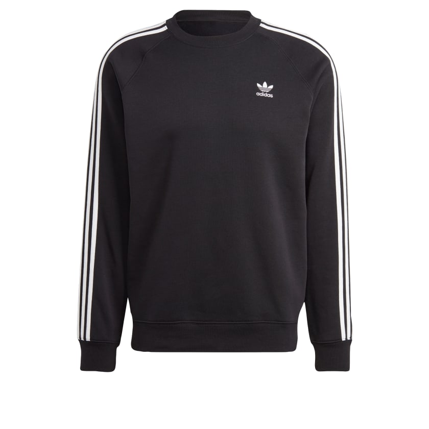 как выглядит adidas men Adicolor Classics 3-Stripes Crew фото
