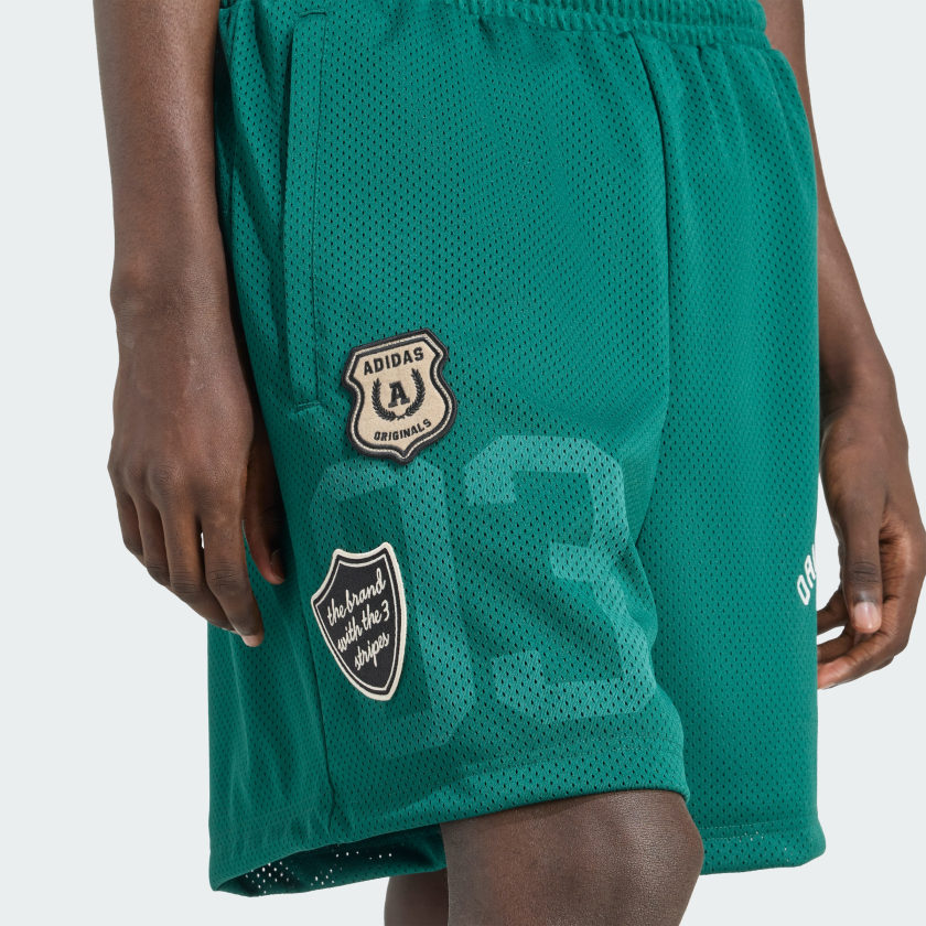 как выглядит adidas men adidas Originals Dept. Graphic Mesh Short фото