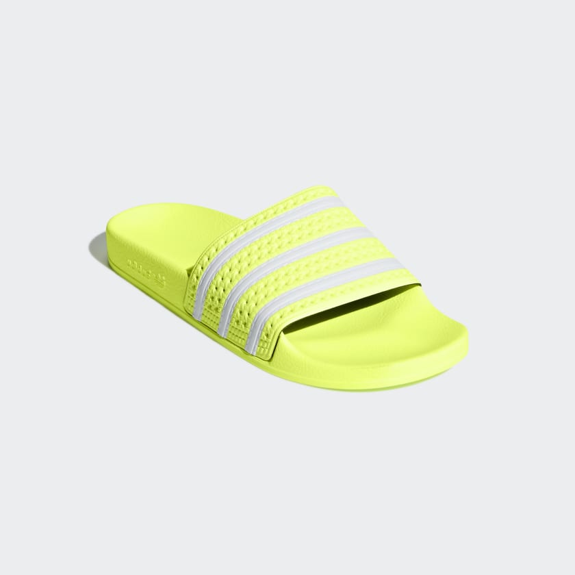 adidas Adilette Slides - Yellow | adidas UK