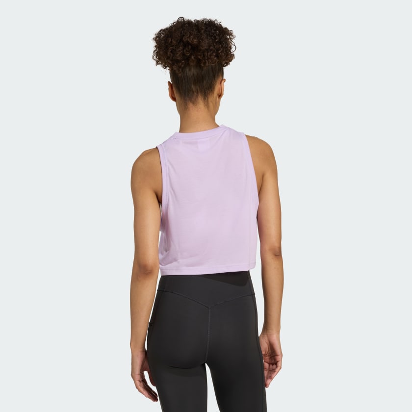 как выглядит adidas women Train Essentials Boxy Workout Tank Top фото