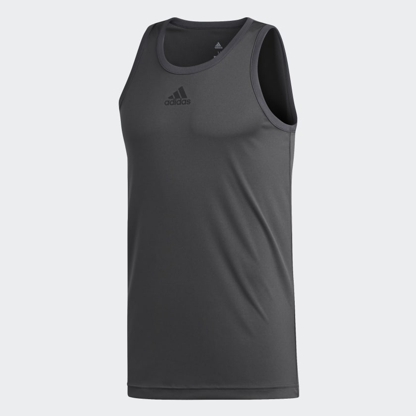 adidas men's heathered tank top