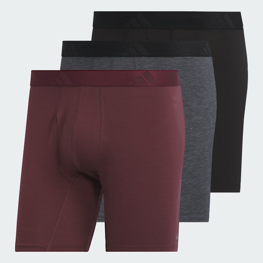 adidas men Luxe Comfort 3-Pack Boxer Briefs - Picture 11 of 42