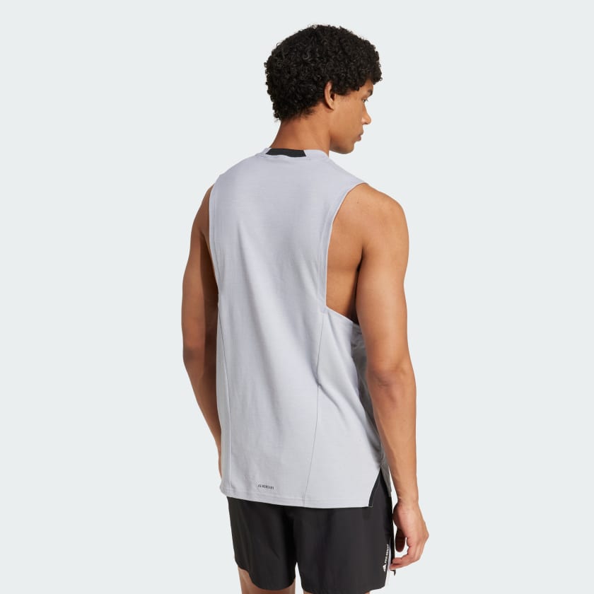 как выглядит adidas men Designed for Training Workout Tank Top фото