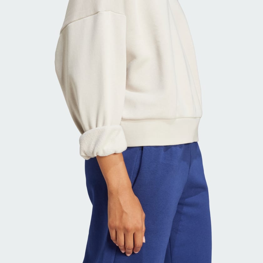 adidas women Essentials Small Logo Feelcozy Sweatshirt - Picture 11 of 47