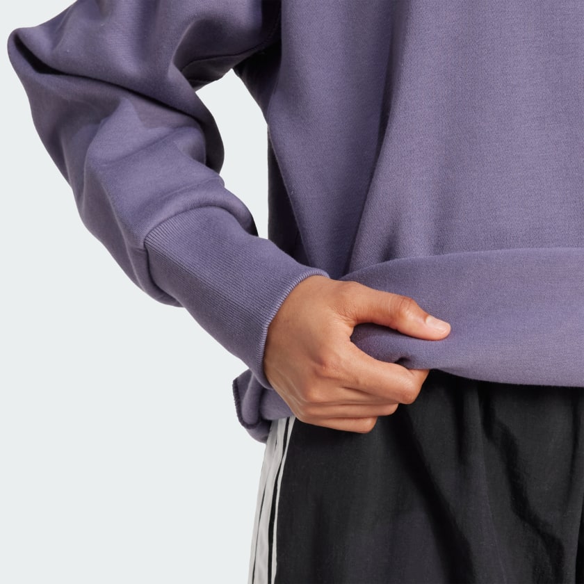 как выглядит adidas women ALL SZN Fleece Loose Hoodie фото