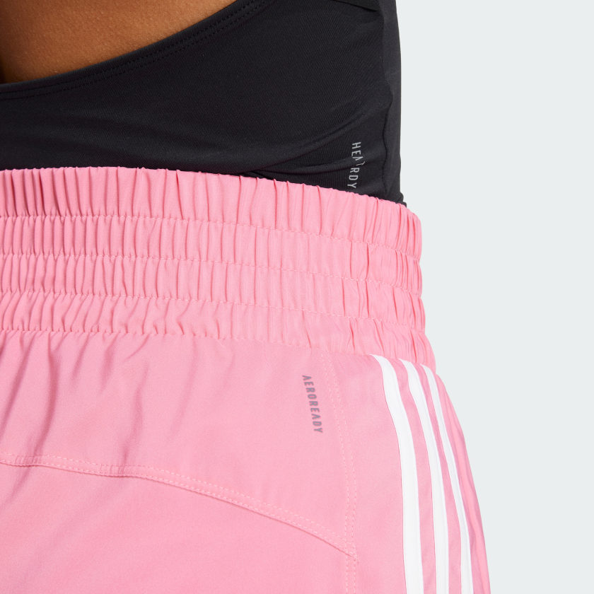 adidas women Pacer Training 3-Stripes Woven High-Rise Shorts - Picture 23 of 30