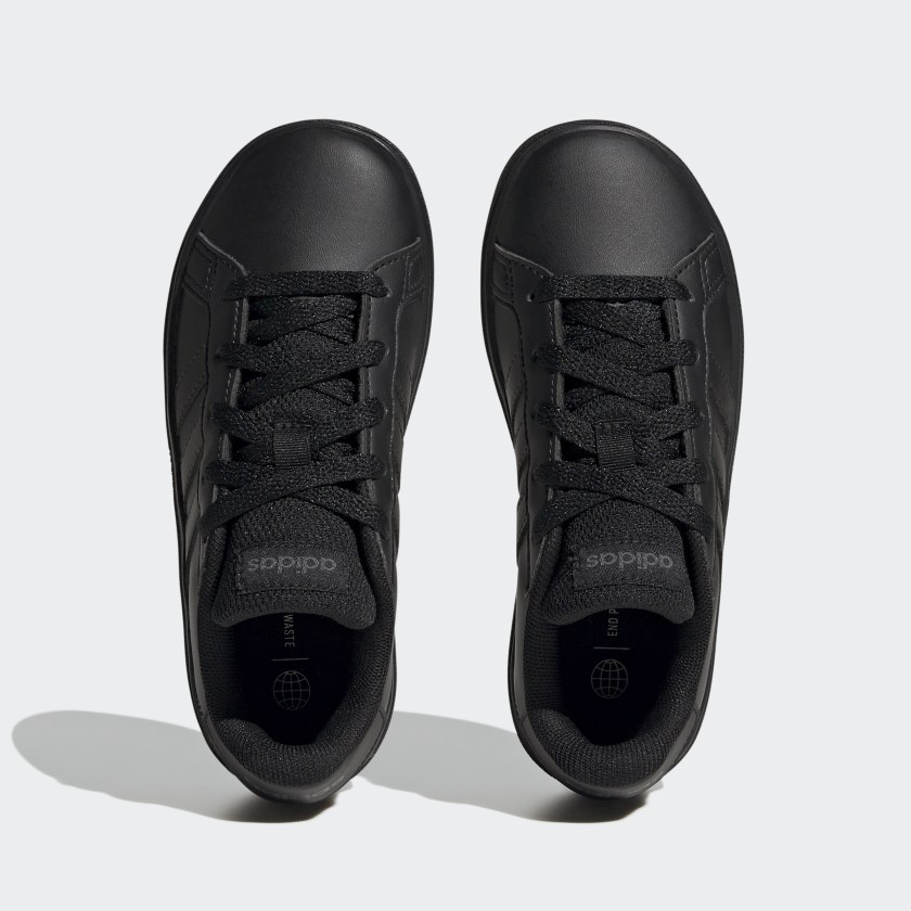 как выглядит adidas kids Grand Court Lace-Up Shoes фото