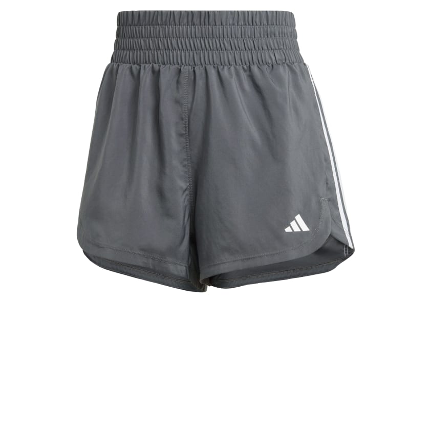 adidas women Pacer Training 3-Stripes Woven High-Rise Shorts - Picture 18 of 30