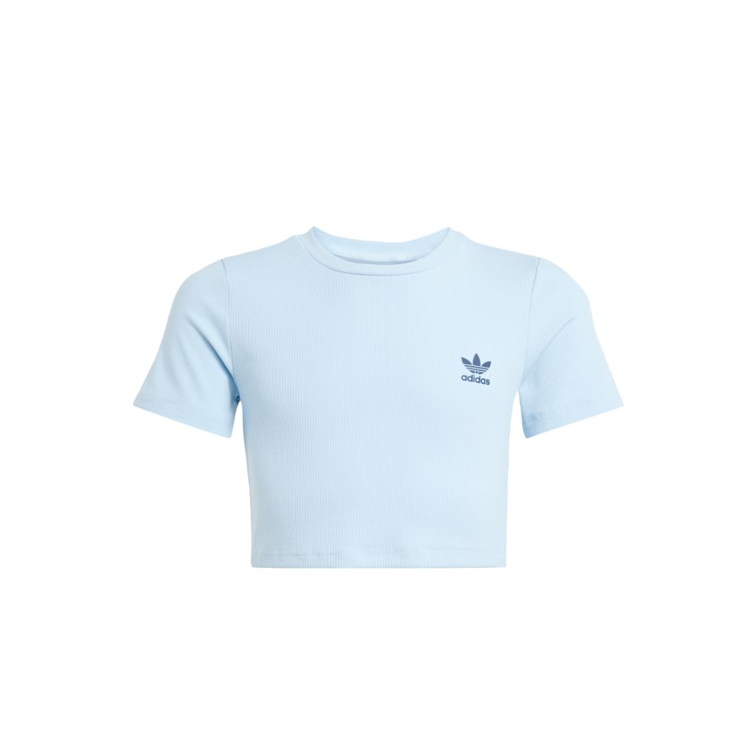 adidas kids Ribbed Crop Tee Kids - Picture 12 of 18