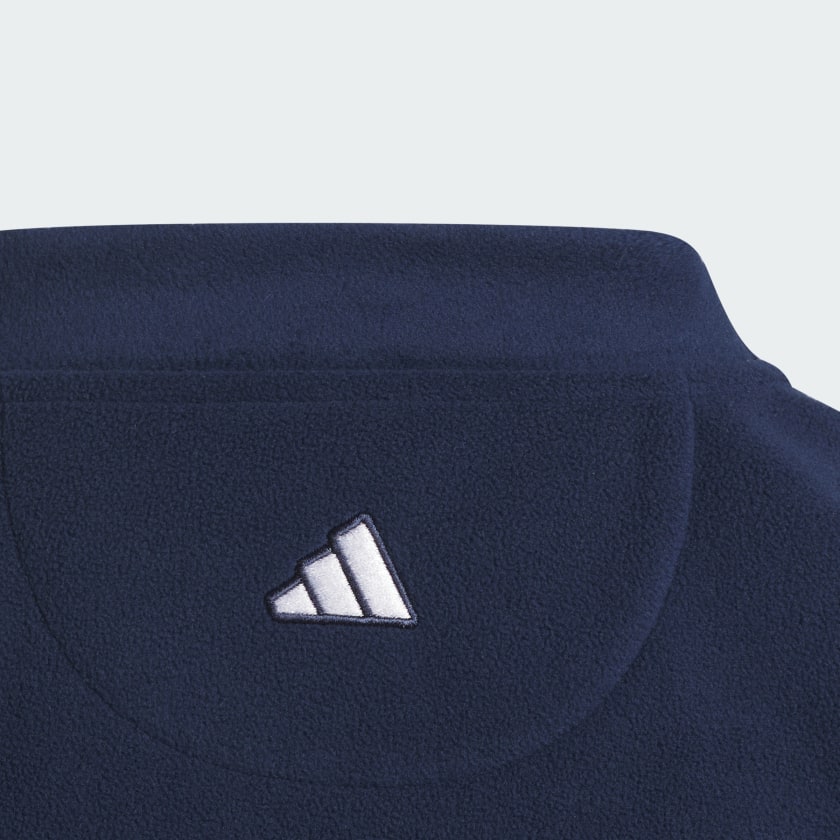 как выглядит adidas kids Fleece Mock Pullover Kids фото