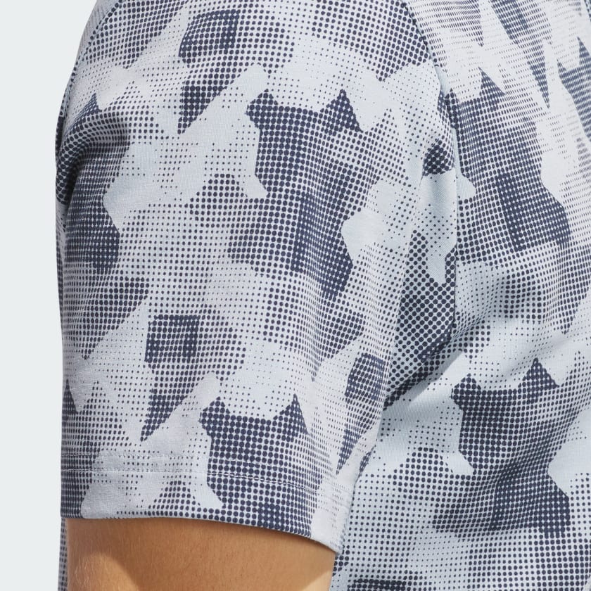 как выглядит adidas men Go-To Printed Polo Shirt фото