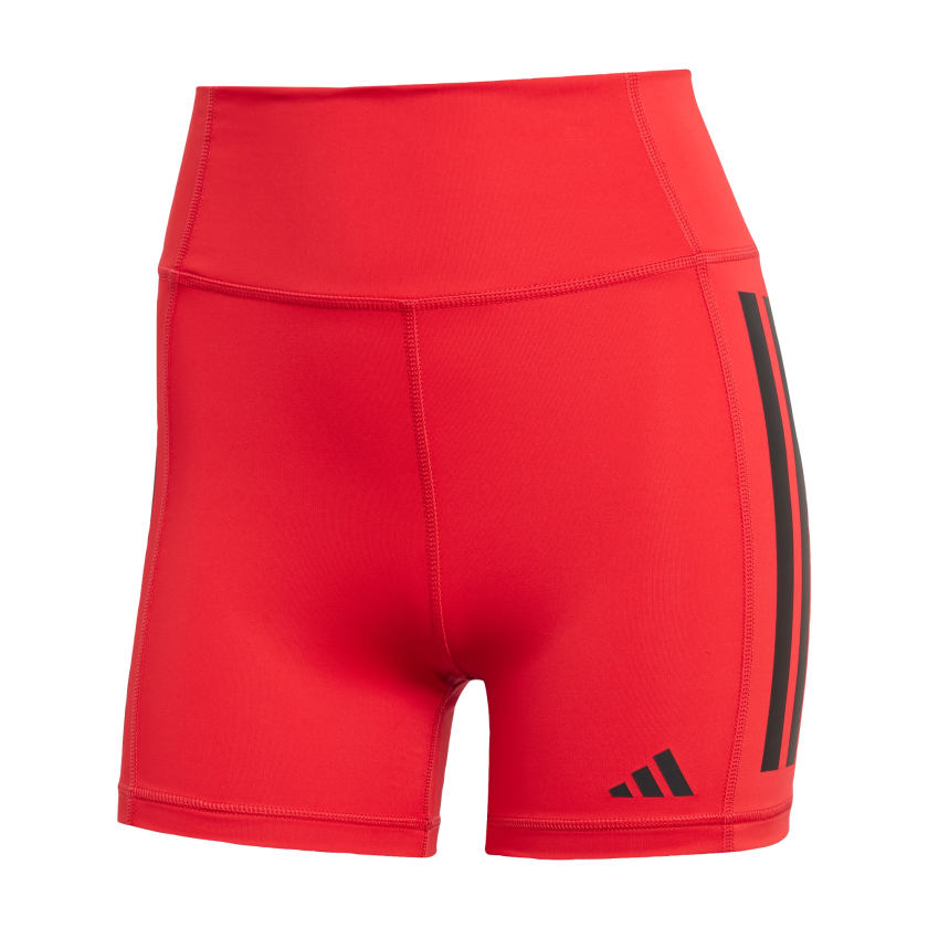 как выглядит adidas women Optime 3-Stripes 1/4 Short Leggings фото
