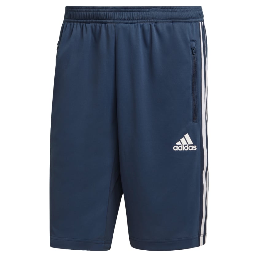 как выглядит adidas men adidas Designed 2 Move 3-Stripes Shorts фото