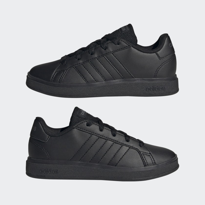 как выглядит adidas kids Grand Court Lace-Up Shoes фото
