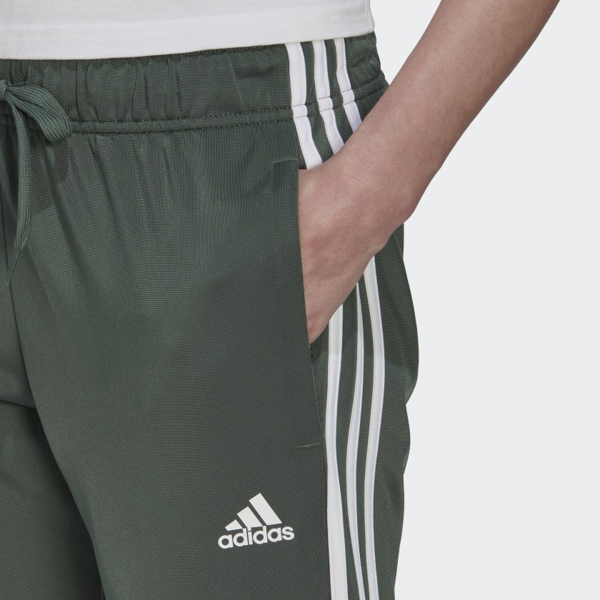 adidas,Womens,Primegreen Essentials Warm-Up Slim Tapered 3-Stripes Track  Pants,Black/Pulse Magenta,X-Small : : Clothing, Shoes & Accessories