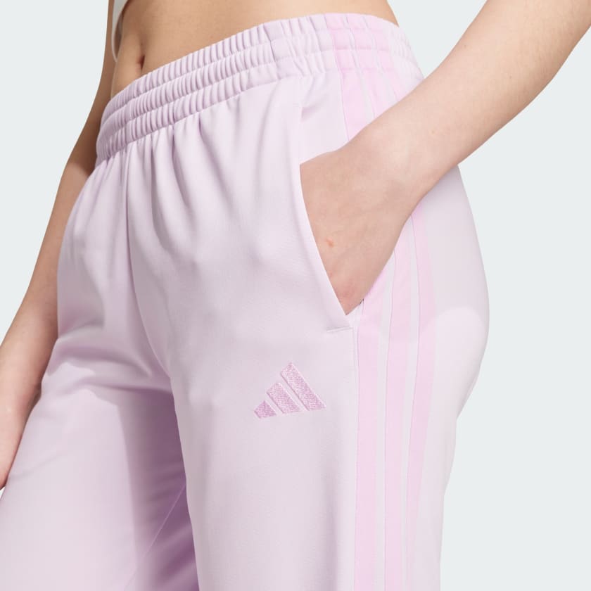 как выглядит adidas women Tricot 3-Stripes Track Pants фото