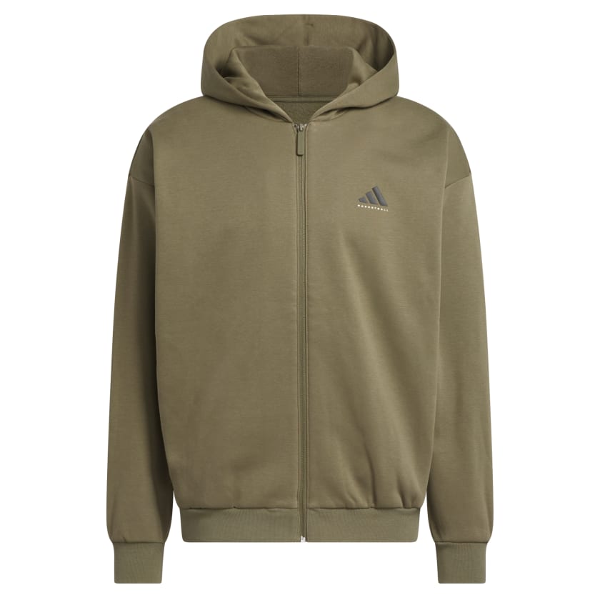 adidas men adidas Basketball Full-Zip Hoodie (Gender Neutral)