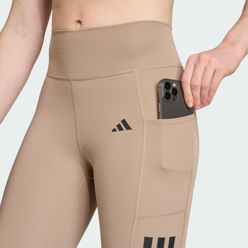 как выглядит adidas women Optim 3-Stripes Full-Length Leggings фото