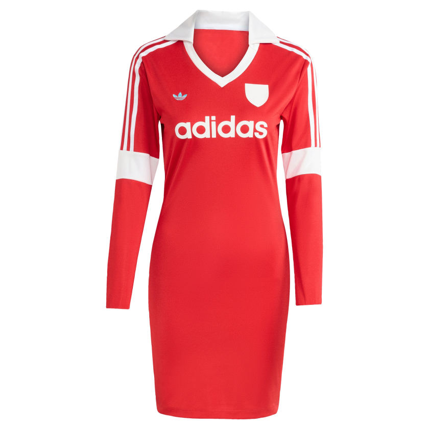 как выглядит adidas women Graphic Soccer Jersey Dress фото