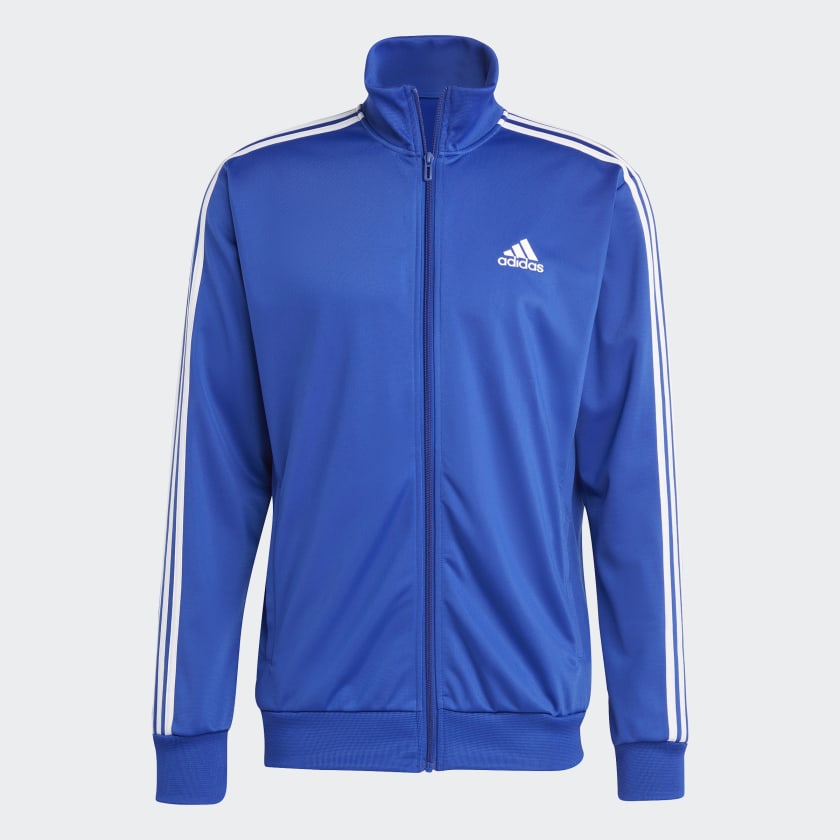 adidas men Basic 3-Stripes Tricot Track Suit