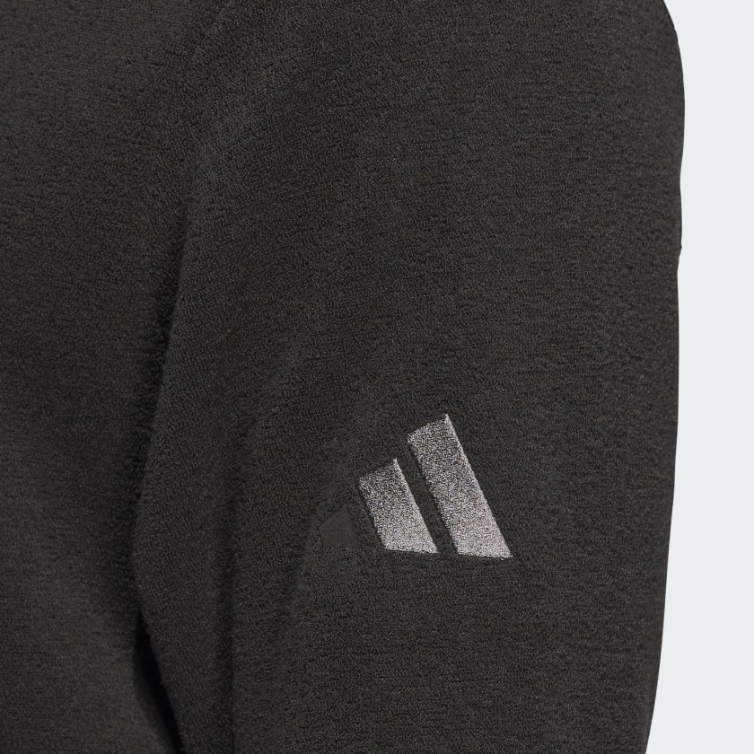 как выглядит adidas men Ultimate365 Terry Cloth Quarter-Zip Pullover фото