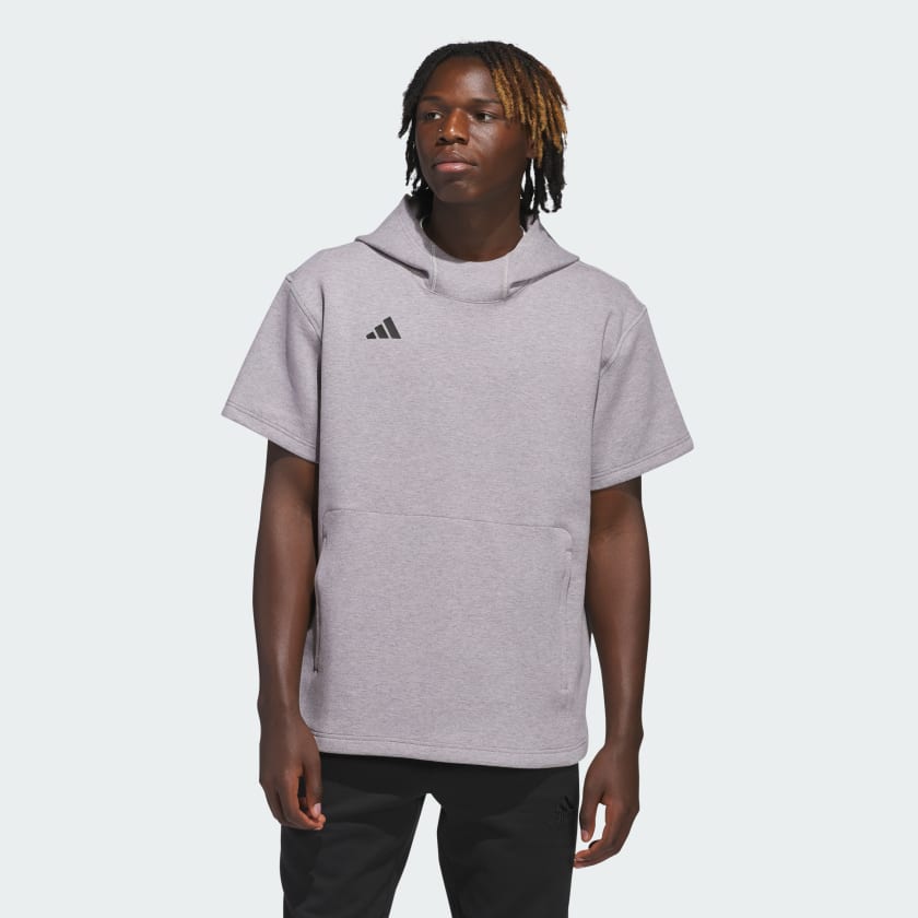 как выглядит adidas men Dugout Short Sleeve Hoodie Gender Neutral фото