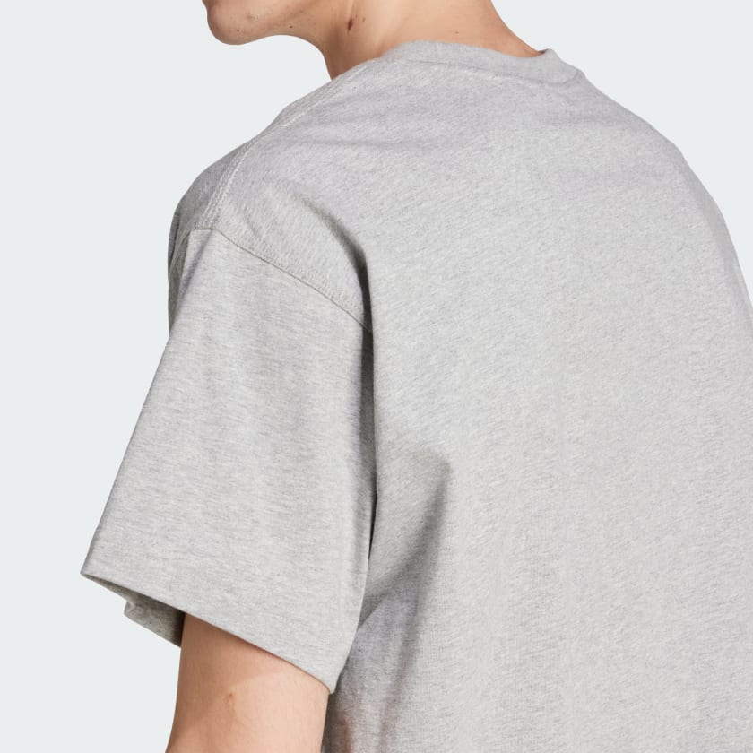 как выглядит adidas men Trefoil Essentials Oversized Tee фото