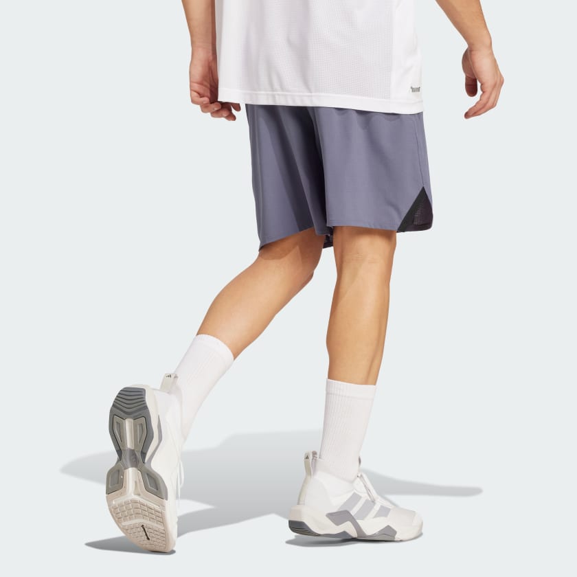 как выглядит adidas men Designed for Training HIIT Workout HEAT.RDY Shorts фото