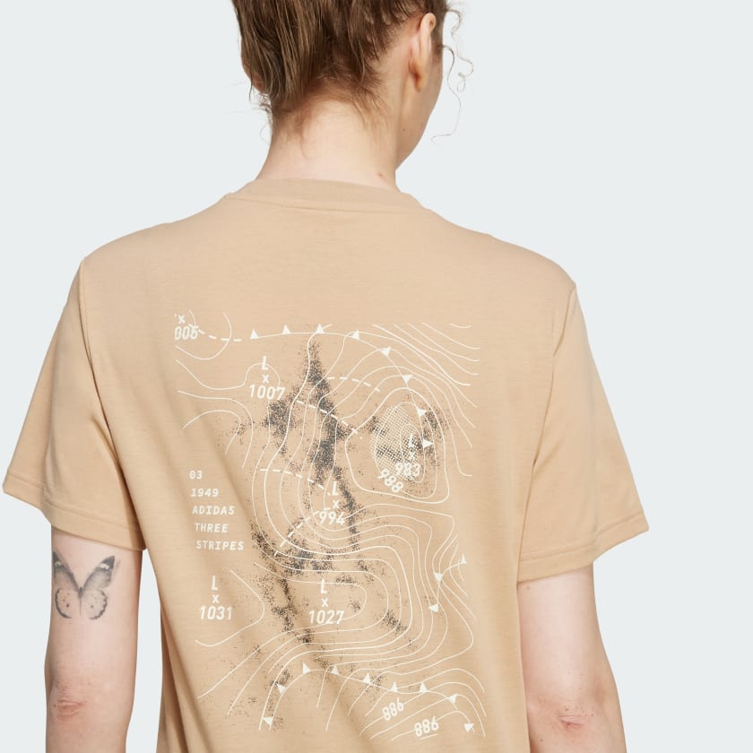 как выглядит adidas women City Tech Summer Graphic Tee фото