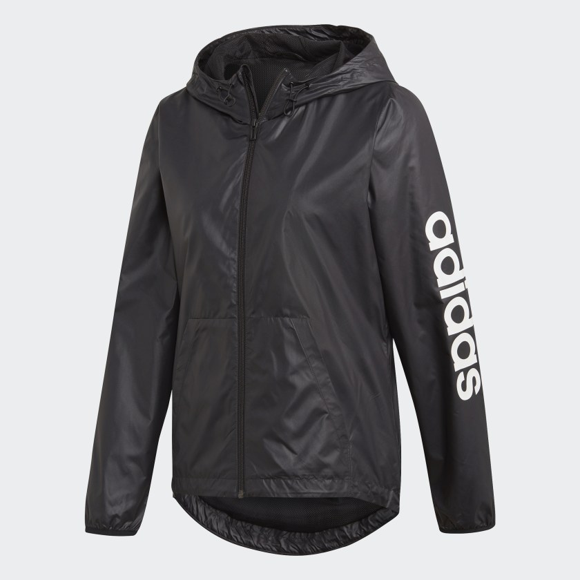 adidas women's linear windbreaker