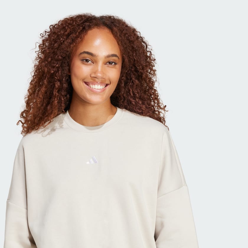 adidas women Essentials Small Logo Feelcozy Sweatshirt - Picture 12 of 47