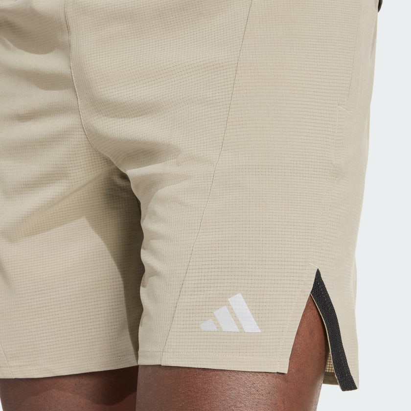 как выглядит adidas men Designed for Training HIIT Workout HEAT.RDY Shorts фото
