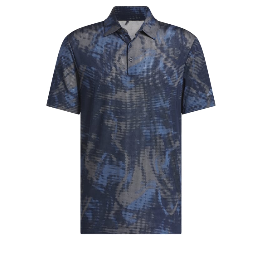 как выглядит adidas men Ultimate365 Printed Mesh Polo Shirt фото