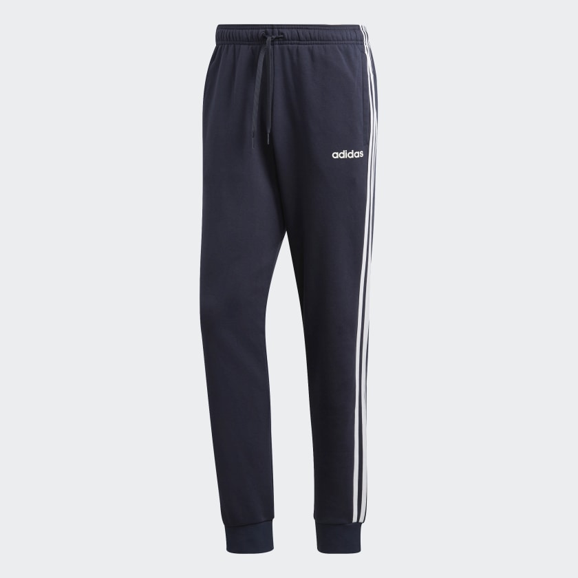 adidas Essentials 3-Stripes Tapered Cuffed Pants Men's | eBay