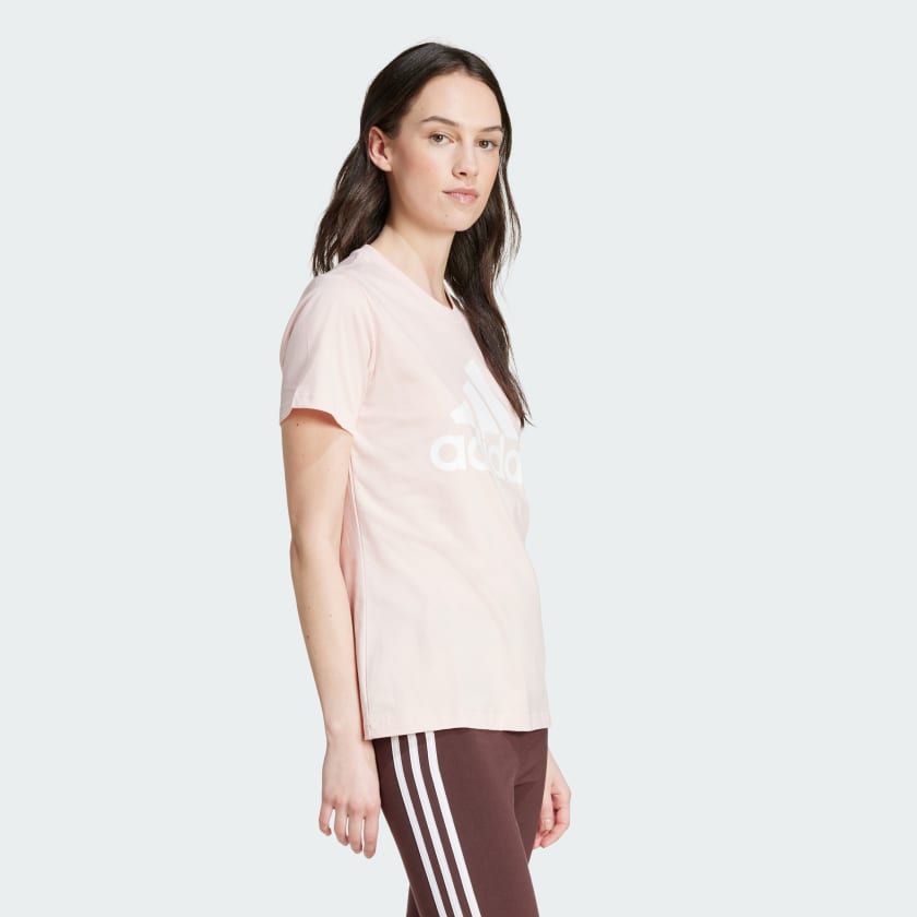 как выглядит adidas women Essentials Logo Tee фото