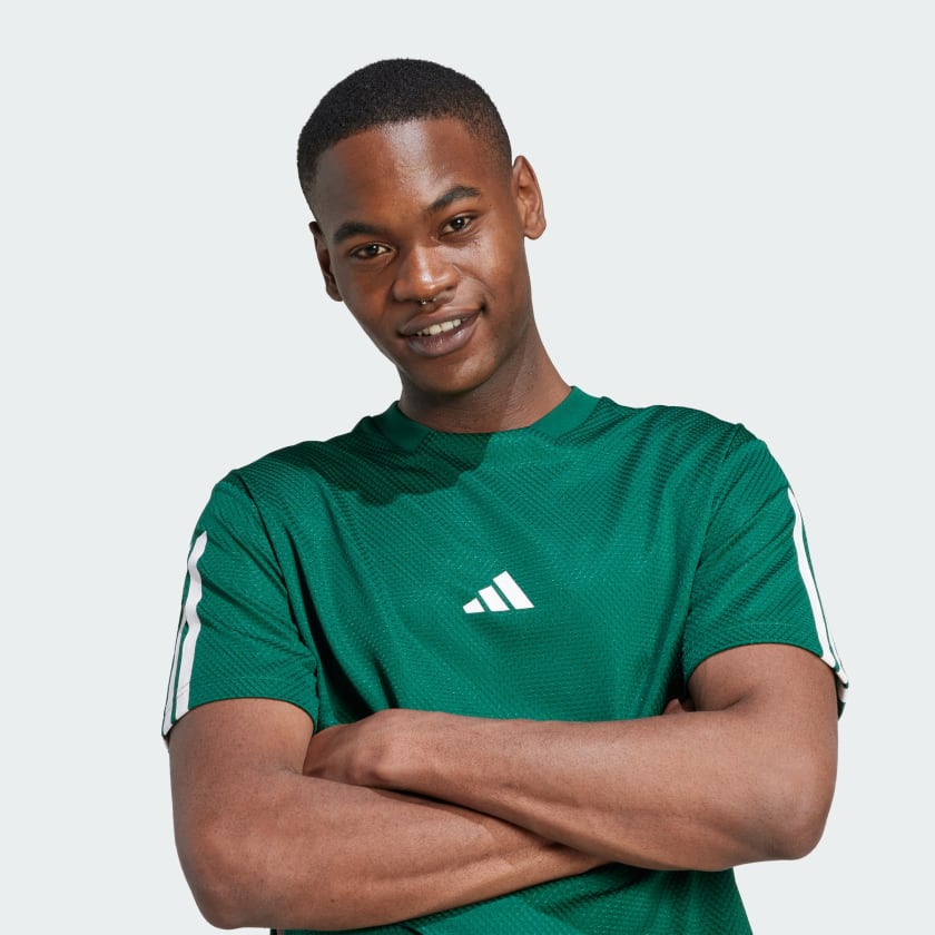 как выглядит adidas men House of Tiro Colorblock Tee фото