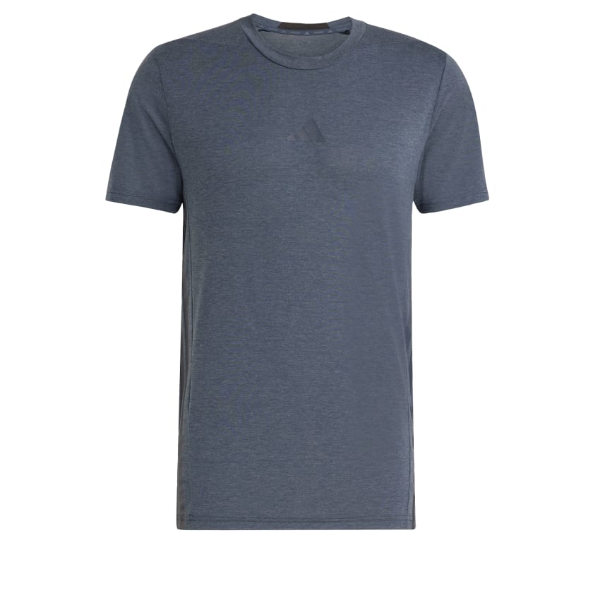 как выглядит adidas men Designed 4 Training 3-Stripes Tee фото