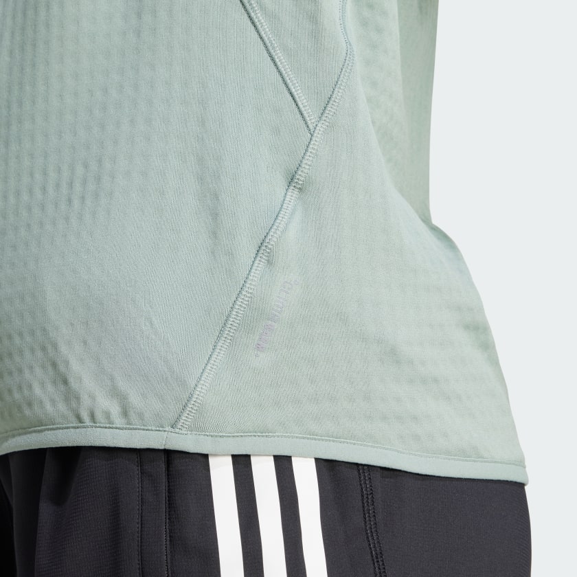 adidas women Ultimate Hi Vis Reflective 1/2-Zip Top - Picture 12 of 13