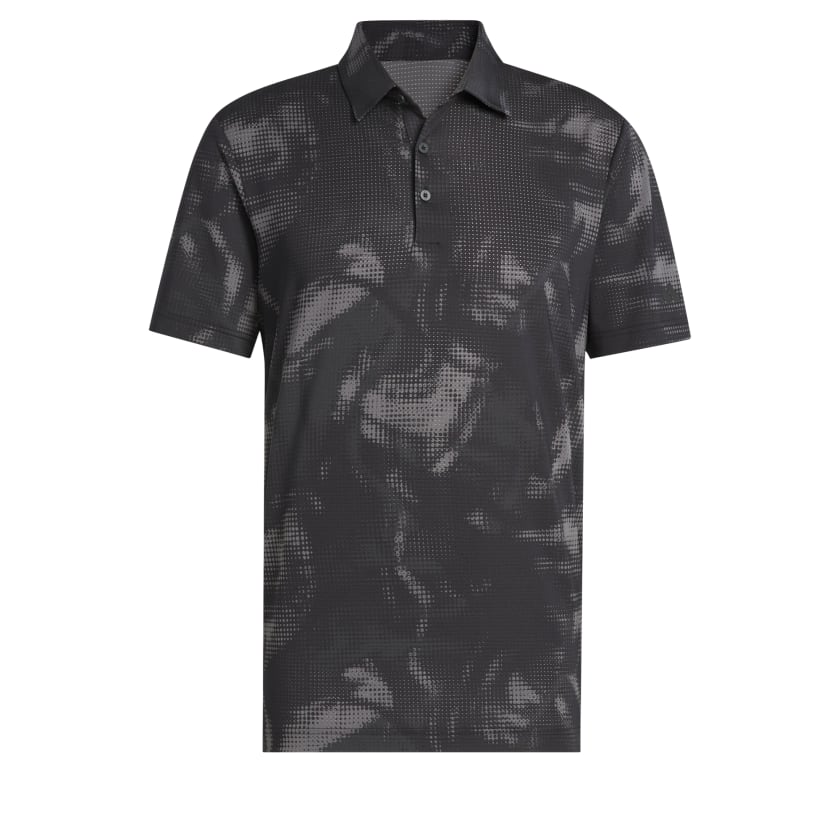 как выглядит adidas men Ultimate365 Printed Mesh Polo Shirt фото