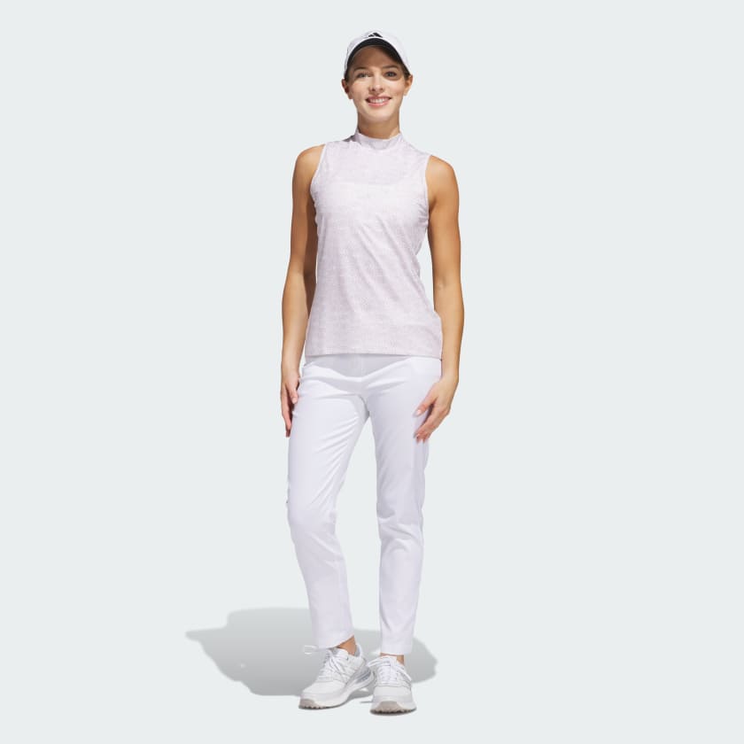 как выглядит adidas women Ultimate365 Mock Polo Shirt фото