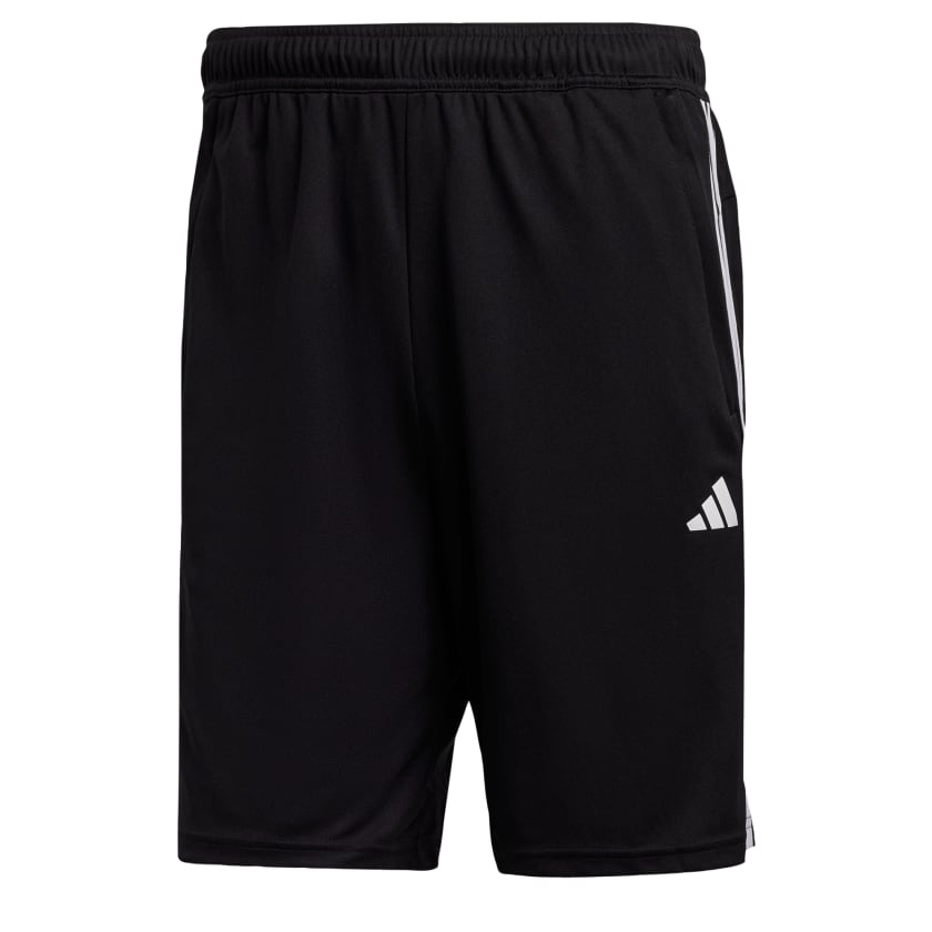 как выглядит adidas men Train Essentials Piqu 3-Stripes Training Shorts фото