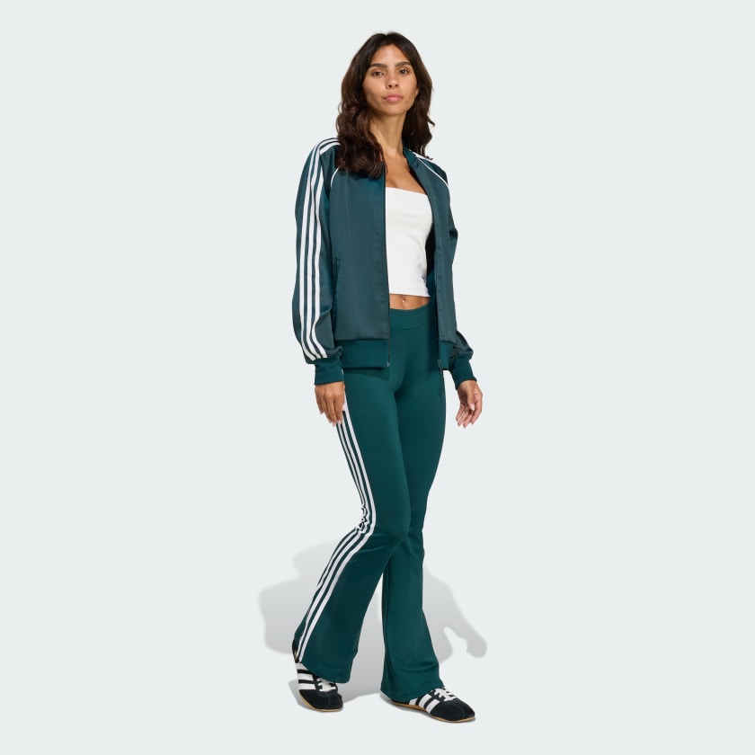 как выглядит adidas women Flared Leggings фото