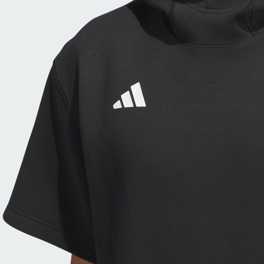 как выглядит adidas men Dugout Short Sleeve Hoodie Gender Neutral фото