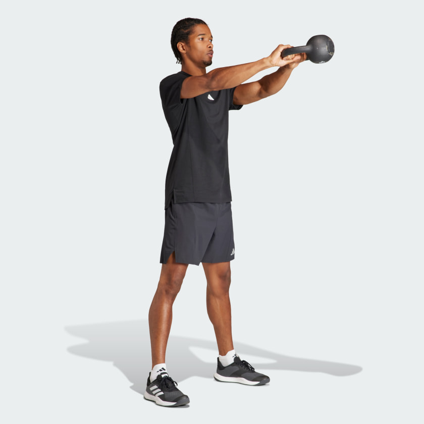 adidas men Designed for Training HIIT Workout HEAT.RDY Shorts - Picture 9 of 30