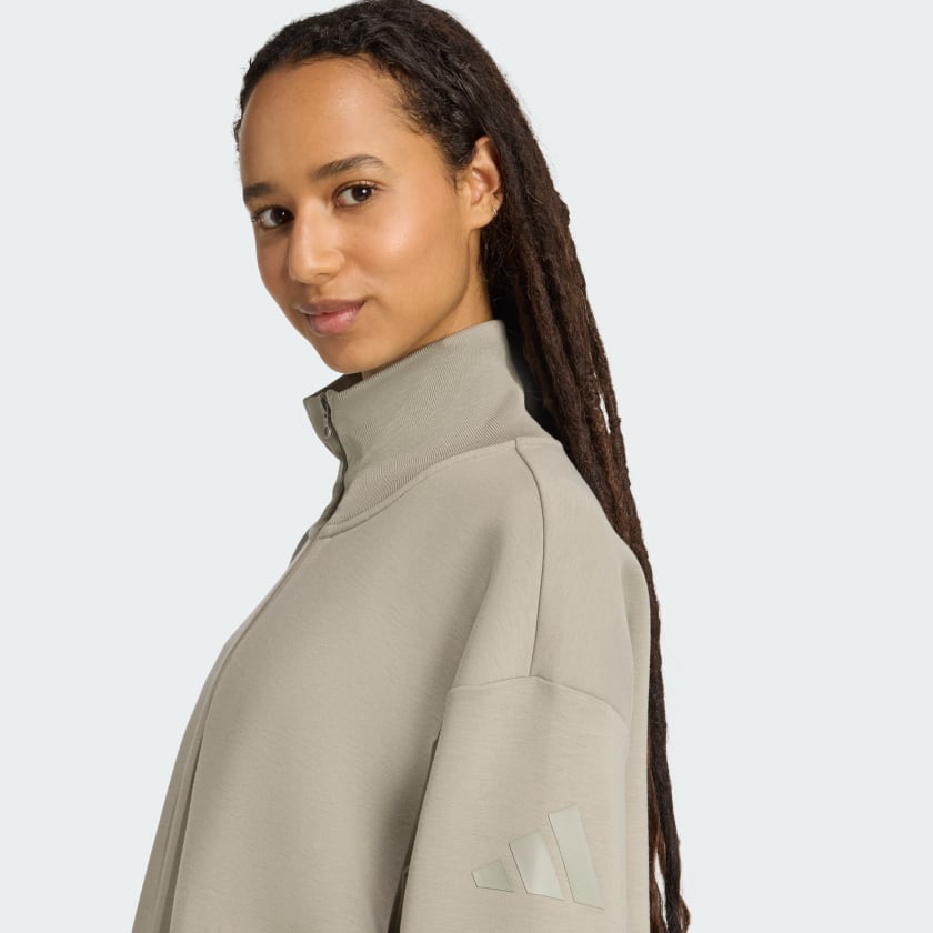 adidas women Soft Lux Quarter-Zip | eBay