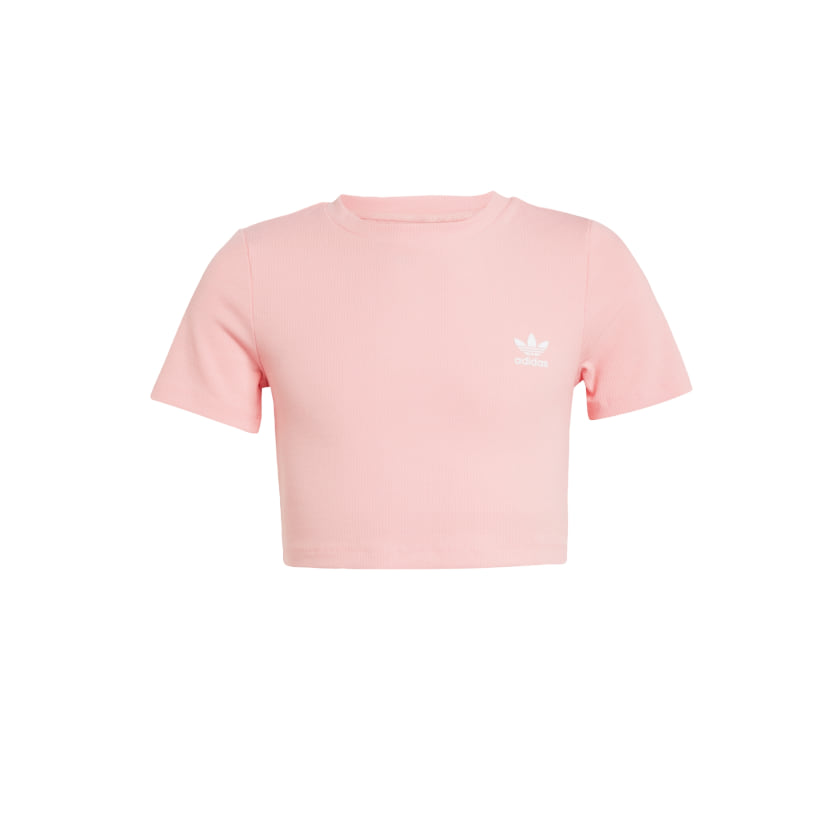 adidas kids Ribbed Crop Tee Kids - Picture 18 of 18