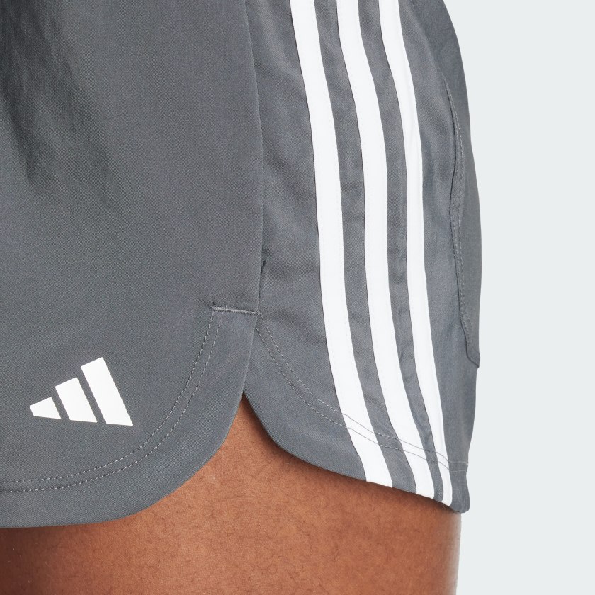 adidas women Pacer Training 3-Stripes Woven High-Rise Shorts - Picture 17 of 30