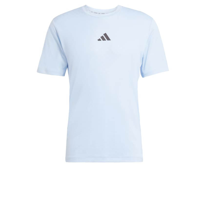 как выглядит adidas men PrimeLift 3-Stripes Tee фото