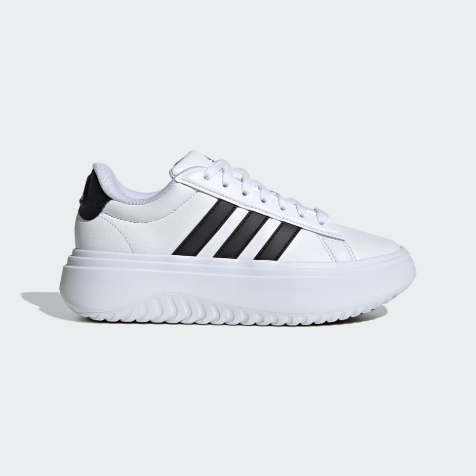 adidas Grand Court Platform Shoes - White | adidas TZ