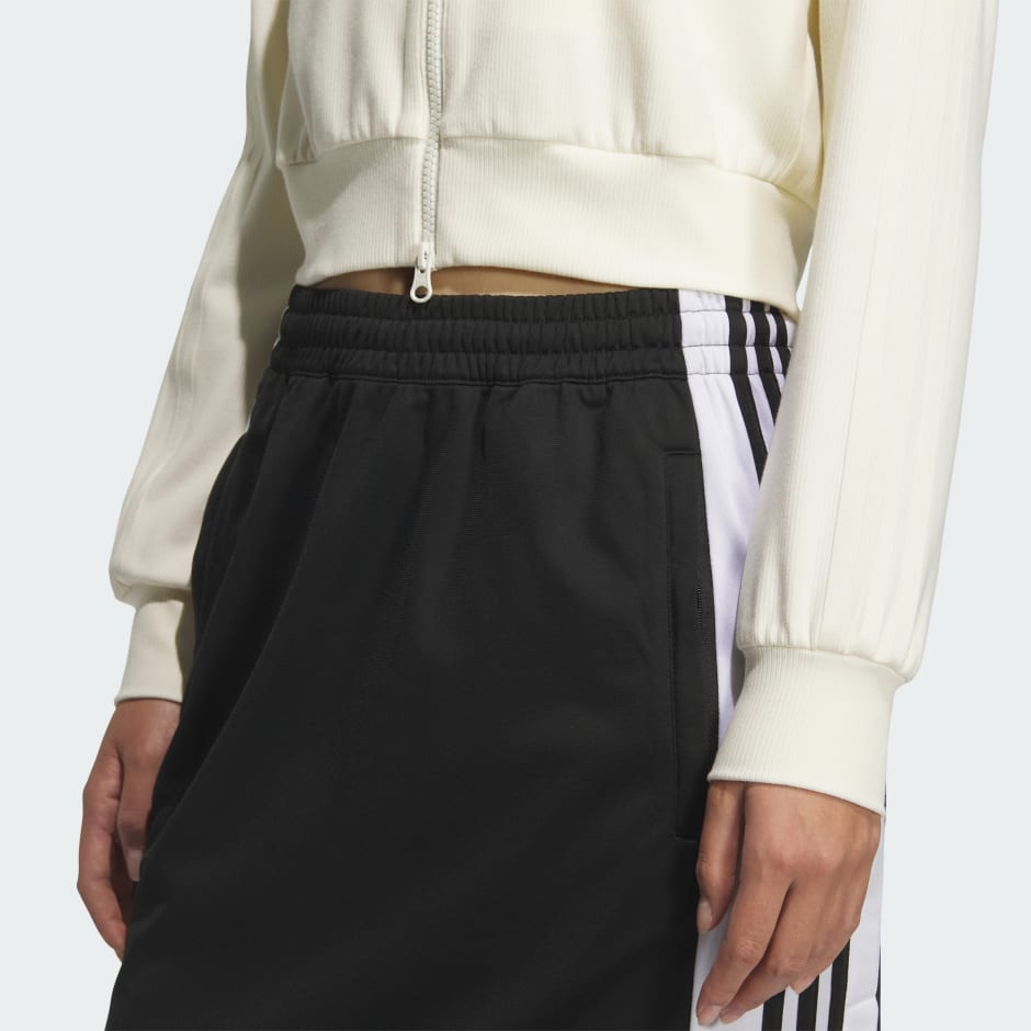 Ribbed Collar Full-Zip Track Top